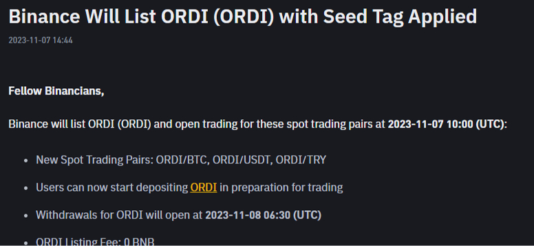 Who caused ORDI’s “roller coaster” market? It turns out that all the chips are in the hands of the exchange